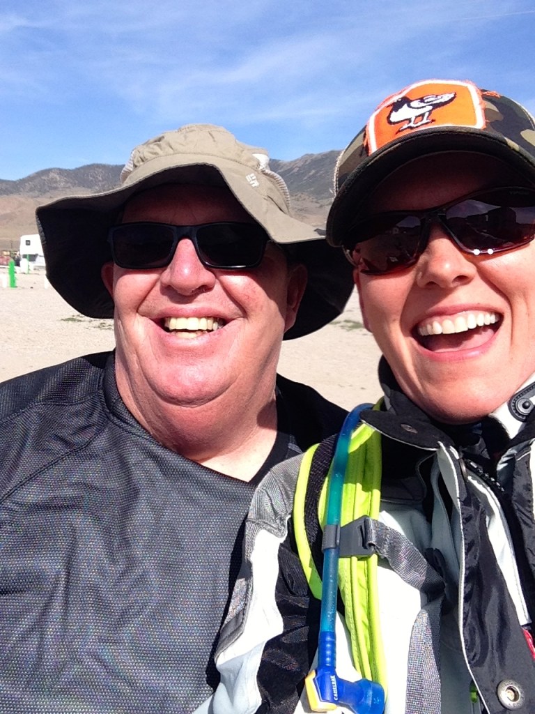 Me and Crazy Mike, happy to arrive.